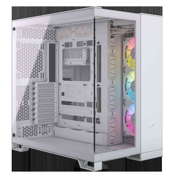 Corsair Mid-Tower Black - 6500X RGB Link White