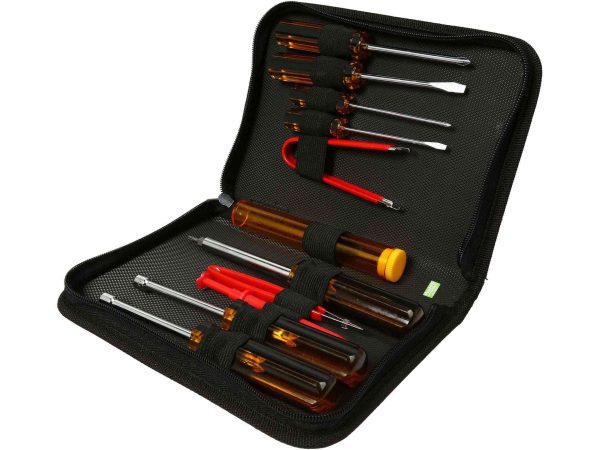 11 Piece PC Computer Tool Kit with Carrying Case - 11-piece
