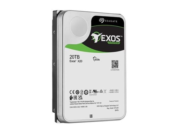 Seagate Exos X20 20TB 7200 RPM 3.5"
