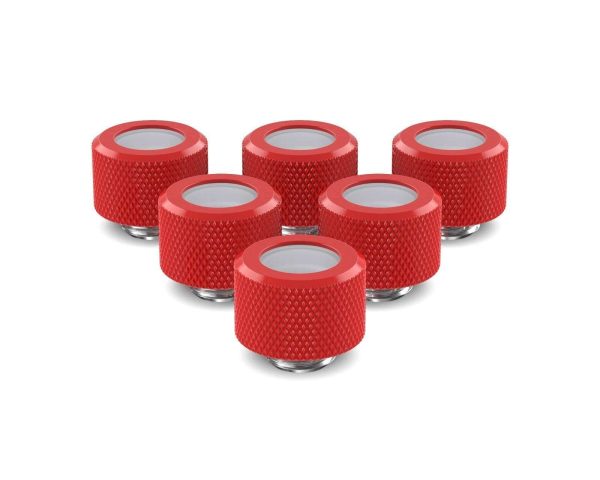 PrimoChill 14mm OD Rigid SX Fitting - 6 Pack - Razor Red
