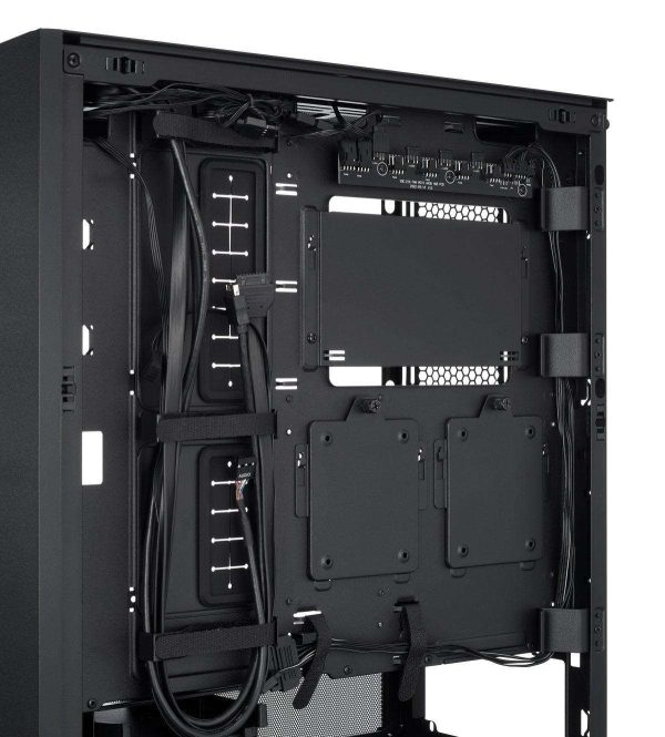 LIAN LI LANCOOL 216RX Black Steel / Tempered Glass ATX Mid Tower Computer Case ,2x 16 cm ARGB Fans Included ----LANCOOL 216RX
