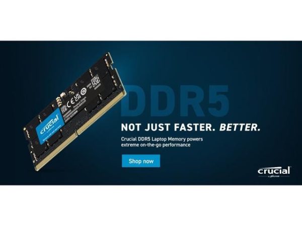 Crucial 32GB (2 x 16GB) 262-Pin DDR5 SO-DIMM DDR5 5600 Laptop Memory Model CT2K16G56C46S5