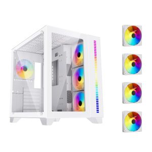 DIYPC ATX Mid Tower White