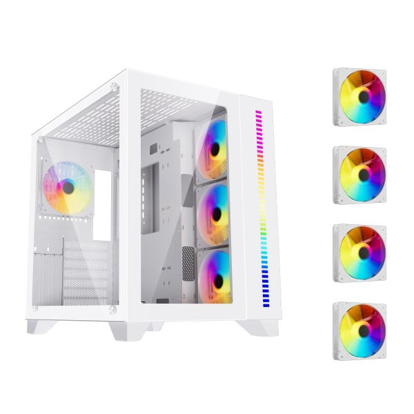 DIYPC ATX Mid Tower White