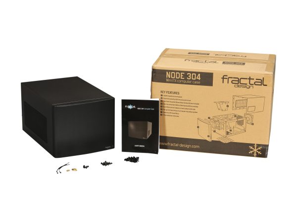 Fractal Design Node 304 Black Aluminum/Steel Mini-ITX Small Form Factor Computer Case