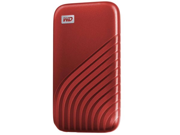 WD 1TB My Passport SSD External Portable Drive, Gray, Up to 1050 MB/s - WDBAGF0010BGY-WESN - 1TB,Red
