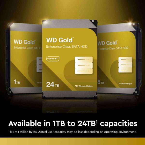 WD Gold 22TB 7200 RPM 3.5"