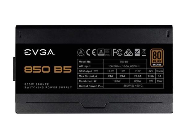 EVGA 850 B5 850 W Full Modular 80 PLUS BRONZE Certified