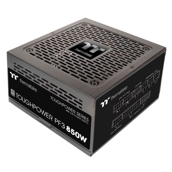Thermaltake Toughpower PF3 1200W 80+ Platinum ATX 3.0 (PCI-E 5.0 600W 12VHPWR Connector included) Full Modular SLI/Crossfire Ready Power Supply, PS-TPD-1200FNFAPU-L - ATX 3.0 80+ Platinum (850W)