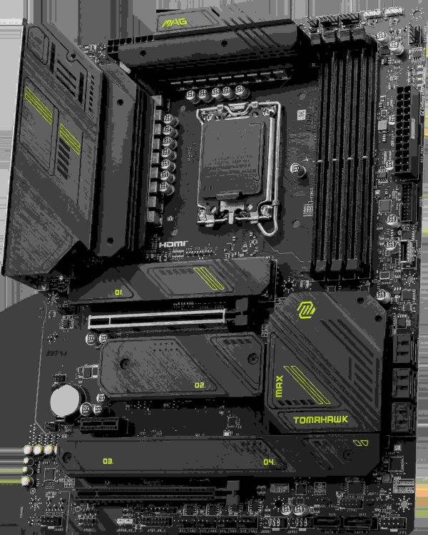 MSI MAG Z790 TOMAHAWK MAX WIFI LGA 1700(14th,13th,12th Gen) DDR5 ATX 8x SATA 6G  4x M.2  Wi-Fi 7  Bluetooth 2.5Gbps LAN Motherboard