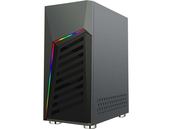 DIYPC ATX Mid Tower White - Black / 1 Fan