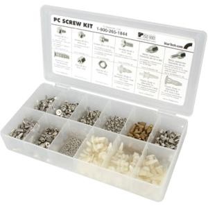 Assortment of screws, nuts and standoffs