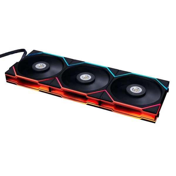 Lian Li UNI FAN TL120 3 PCS PACK Black .  (Fan controller included)- 12TL3B
