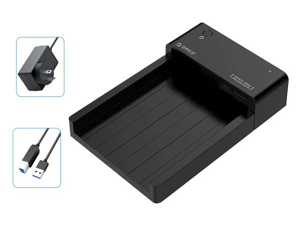 ORICO USB 3.0 to SATA 5 Bay Hard Drive Docking Station with Duplicator Offline Clone Function for 2.5 or 3.5in HDD, SSD Support 5X 16 TB(6558US3) - Single HDD,1,USB 3.0 3.5",1 Bay USB 3.0