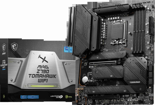 MSI MAG Z790 TOMAHAWK MAX WIFI LGA 1700(14th,13th,12th Gen) DDR5 ATX 8x SATA 6G  4x M.2  Wi-Fi 7  Bluetooth 2.5Gbps LAN Motherboard - MAG Z790 TOMAHAWK WIFI