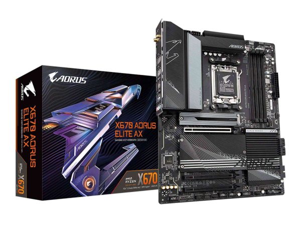 GIGABYTE X670E AORUS MASTER AMD Socket AM5 
 - X670 AORUS ELITE AX