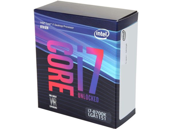 Intel Core i7-8700K 6-Core 3.7 GHz