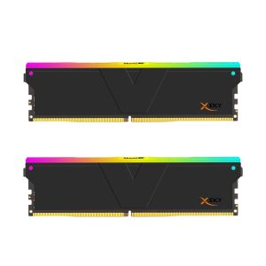 V-COLOR DDR5 XSky ROG Certified 64GB (32GBx2) 6200MHz CL36 1.35V SK Hynix IC RGB Gaming Desktop Upgrade RAM Memory Module Dual Rank-Mirrored Silver (RTMXSL3262836SWK) - 32GB (2 x 16GB),DDR5 5600 (PC5 44800),36,Black,36-36-36-76