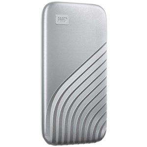 WD 1TB My Passport SSD External Portable Drive, Gray, Up to 1050 MB/s - WDBAGF0010BGY-WESN - 2TB,Silver
