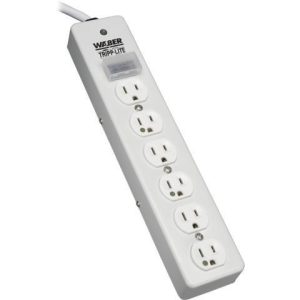 Surge Protector with Right-Angle Hospital-Grade Plug and Receptacles - 10 ft.