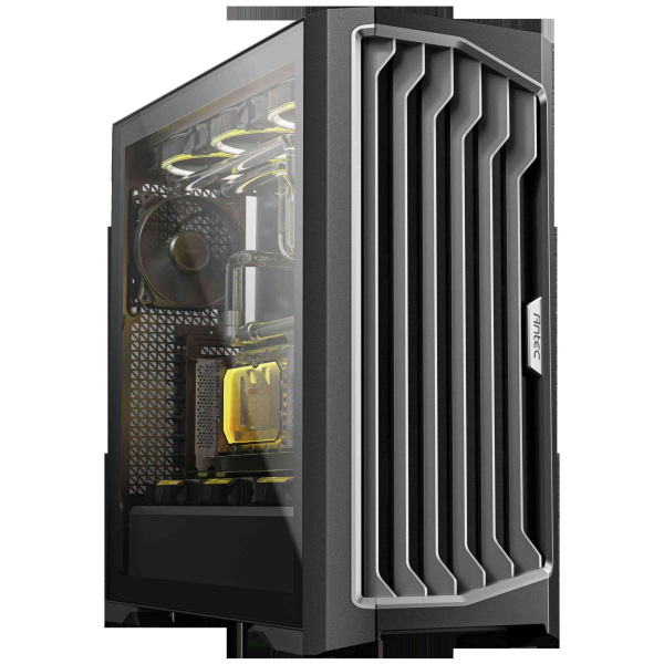 Antec Performance 1 FT, RTX 40 Series GPU Support, Temp. Display, 4 x Storm T3 PWM Fans, Type-C Ready, Dual Tempered Glass Side Panels, Removable Top Fan/Radiator Bracket, Mesh Front Panel, Full-Tower