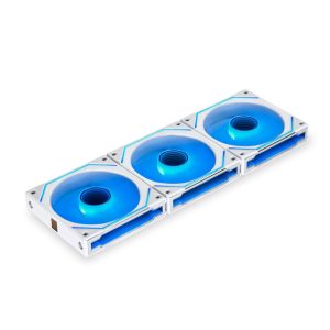 LIAN LI UNI FAN SL INFINITY 120 RGB BLACK  3 PCS PACK ---UF-SLIN120-3B  ( L Connect 3.0 Controller included) - 120 mm,White,Regular,3 Pack Addressable RGB w/ Controller