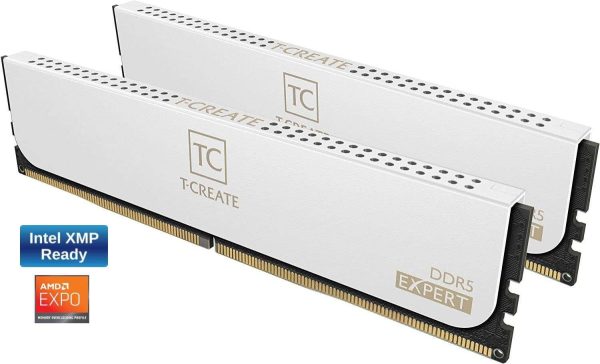 Team T-CREATE EXPERT 32GB (2 x 16GB) DDR5 6400 (PC5 51200) - 64GB (2 x 32GB),DDR5 6000 (PC5 48000),34,White