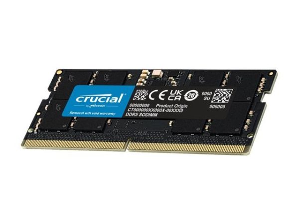 Crucial 32GB (2 x 16GB) 262-Pin DDR5 SO-DIMM DDR5 5600 Laptop Memory Model CT2K16G56C46S5