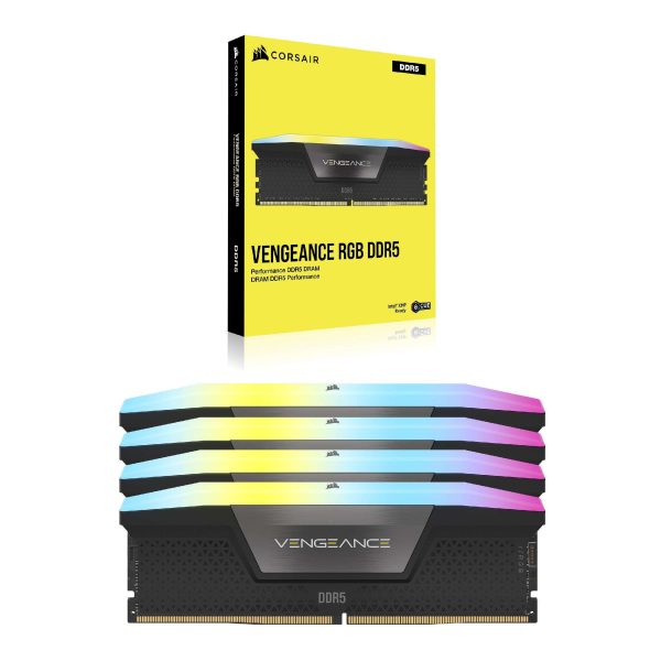 CORSAIR Vengeance RGB 192GB (4 x 48GB) DDR5 5200 (PC5 41600)