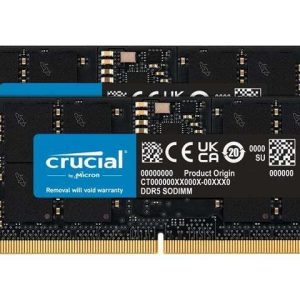 Crucial 32GB (2 x 16GB) 262-Pin DDR5 SO-DIMM DDR5 5600 Laptop Memory Model CT2K16G56C46S5