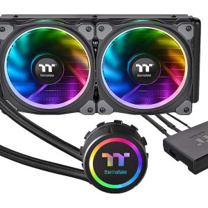 Thermaltake TH ARGB Liquid Cooling System - Floe,2 Fan Slots (120 mm),Black