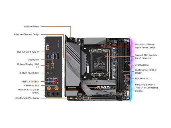 GIGABYTE B660I AORUS PRO DDR4 LGA 1700