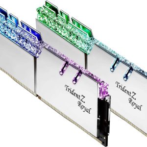 G.SKILL Trident Z Royal Series 32GB (2 x 16GB) DDR4 3200 (PC4 25600) - 16GB (2 x 8GB),DDR4 3200 (PC4 25600),16,Silver