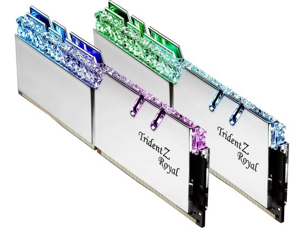 G.SKILL Trident Z Royal Series 32GB (2 x 16GB) DDR4 3200 (PC4 25600) - 16GB (2 x 8GB),DDR4 3200 (PC4 25600),16,Silver