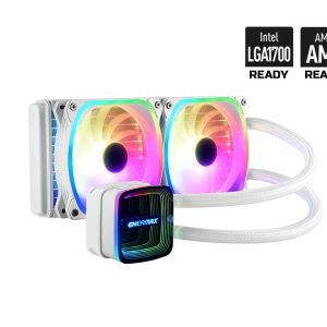Enermax AQUAFUSION ADV Liquid Cooling System - 2 Fan Slots (120 mm),White