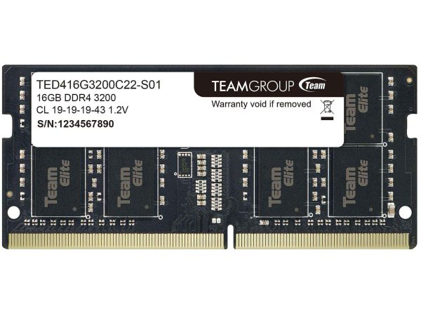 Team Elite 32GB (2 x 16GB) 260-Pin DDR4 SO-DIMM - 16GB