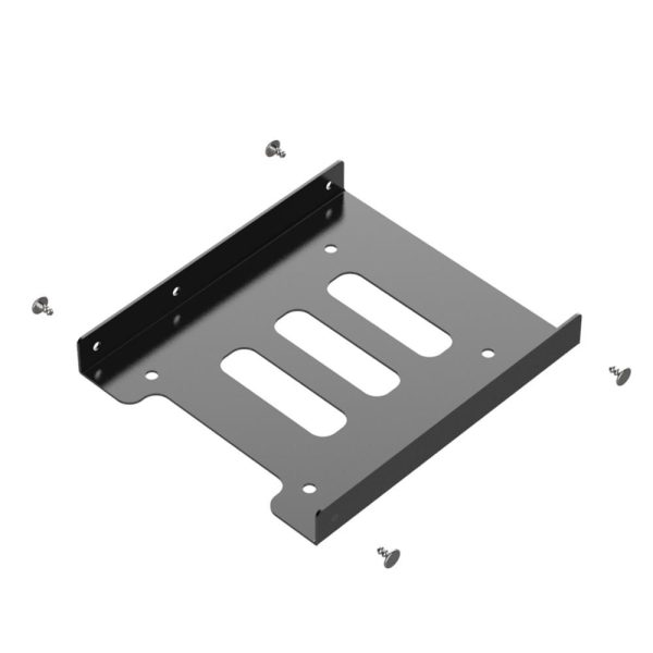 GLOTRENDS 2.5 to 3.5 Inch SSD HDD Holder Metal Mounting Bracket (2 packs)