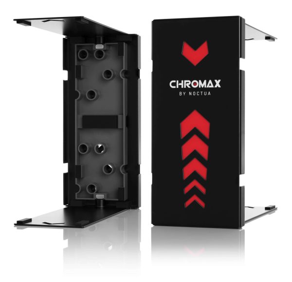 Noctua NA-HC8 chromax.black, Heatsink Cover for NH-U12A (Black) - Multi-color
