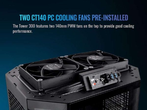 Thermaltake Tower 300 Series Micro-ATX Tower Chassis Black