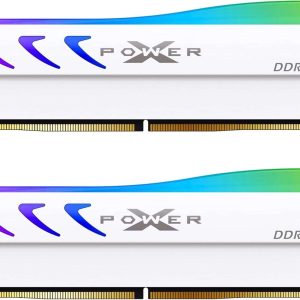 Silicon Power DDR5 32GB (2x16GB) Zenith 6000MHz (PC5-48000) 288-pin CL30 1.35V UDIMM Desktop Memory Module RAM SU032GXLWU60AFDESK Black - 32GB (2 x 16GB),288-Pin DDR5 SDRAM,DDR5 7200 (PC5 57600),34,White,RGB