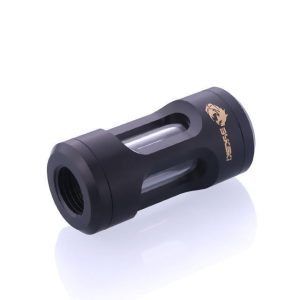 Bykski G1/4 Copper Inline Filter (B-FLT-CU-V2) - Black,Black