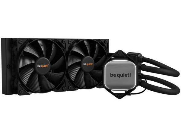 be quiet! PURE LOOP 280mm AIO CPU Water Cooler | All In One Water Cooling System | Intel and AMD Support | Low Noise | BW007 - 2 Fan Slots (120 mm),240mm,240mm Radiator