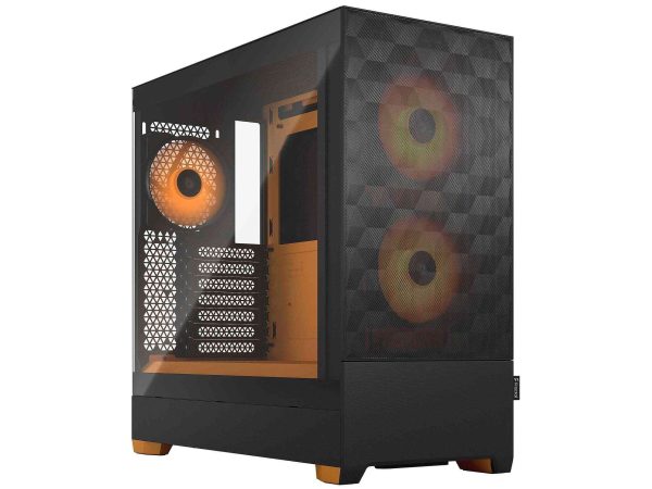 Fractal Design Pop Air ATX Mid Tower Black - Pop Air RGB (Orange Core)