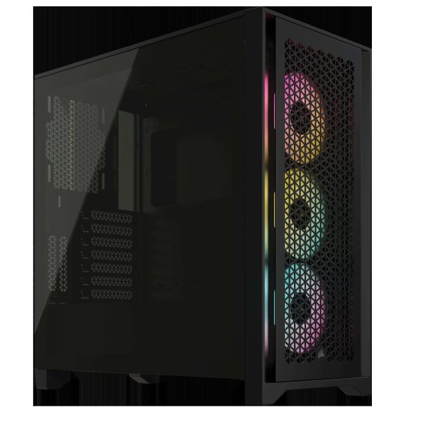 Corsair ATX Mid Tower Black - 4000D RGB (Black)
