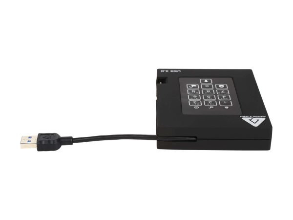 FIPS 140-2 Encrypted External Hard Drive With PIN Access