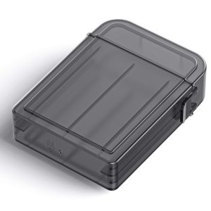 ORICO 2.5" HDD Storage Case Multi-Bay Storage 2.5 inch HDD Protection Box for Hard Drive with label Design Moisture proof - 5 Packs - Grey,2.5in,1-Bay