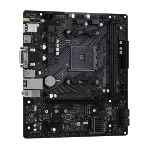ASRock B550M Pro SE AM4 DDR4 SATA 6Gb/s 1 PCIe 4.0 x16 Micro ATX Motherboard - B550M-HDV