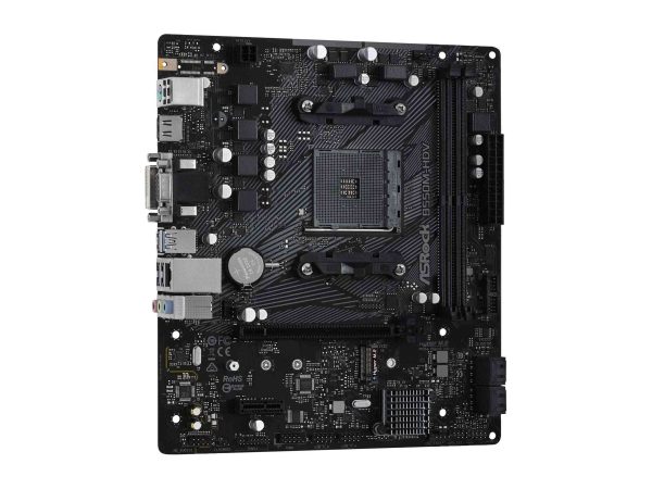 ASRock B550M Pro SE AM4 DDR4 SATA 6Gb/s 1 PCIe 4.0 x16 Micro ATX Motherboard - B550M-HDV