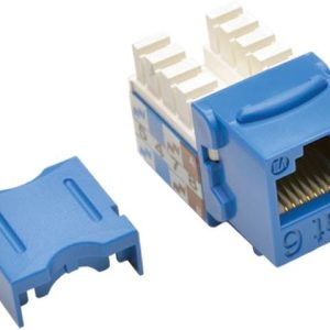 Tripp Lite Cat6/Cat5e 110 Style Punch Down Keystone Jack - Blue, 25-Pack