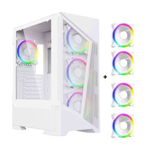 DIYPC ATX Mid Tower White